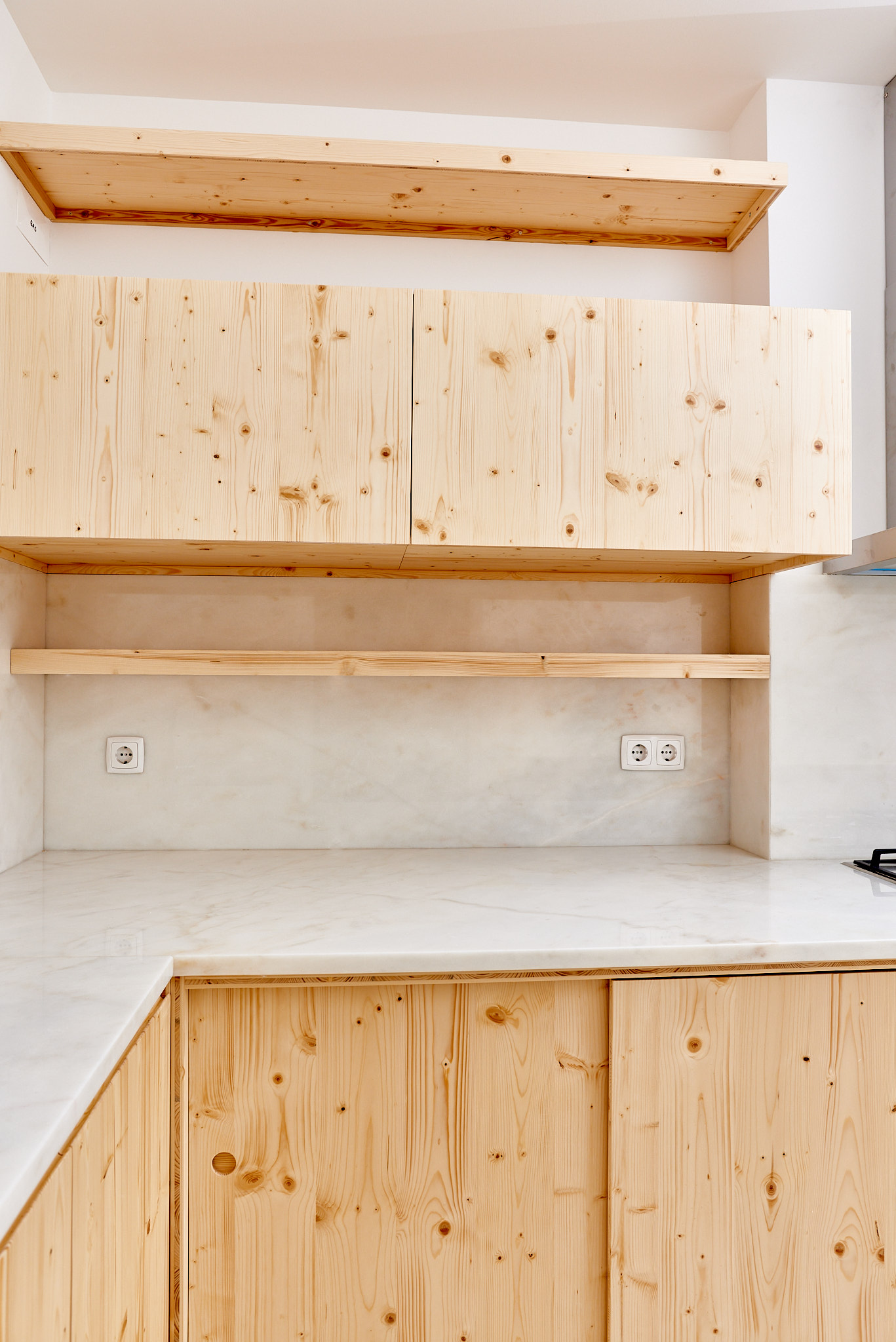 apartment renovation with natural materials