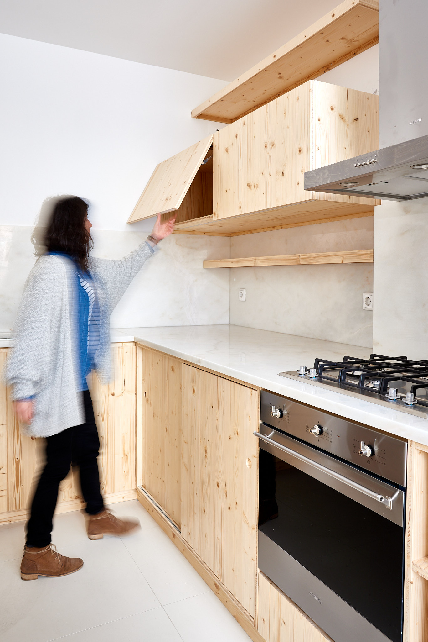 apartment renovation with natural materials