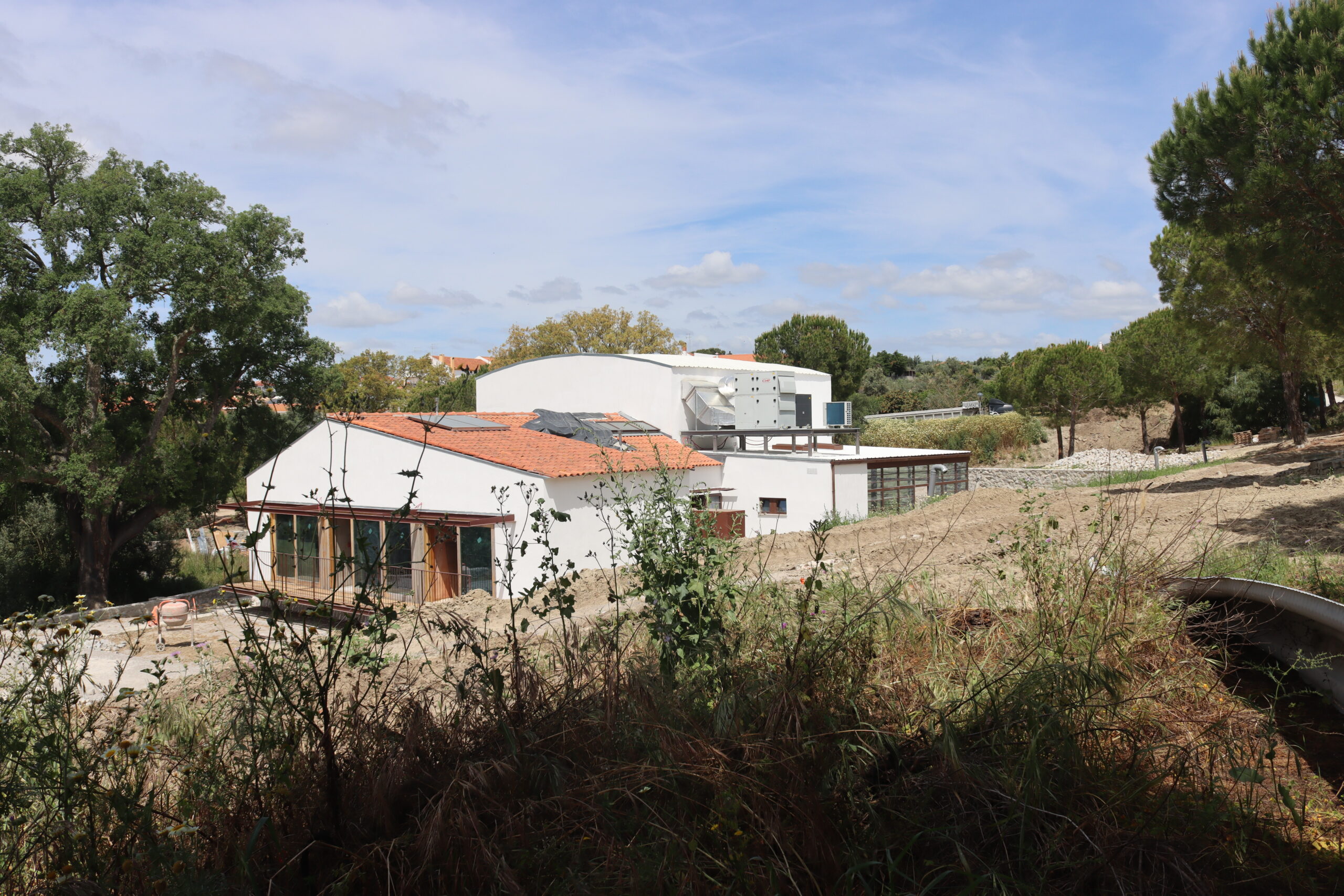rebuilding an old factory in alentejo with energy and water circular lifecycle and bio based materials and sustainable technologies